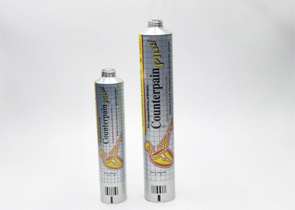 Pattern Shoulder Pharmaceutical Aluminum Tubes With Phenolic Epoxy Inner Lining