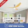 China Modern Design 1stshine Ceiling Fan with ABS Plastic Blades and Remote Control Light wholesale