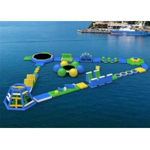 China Eco Friendly Kids Inflatable Water Park , Inflatable Water Obstacle Course supplier
