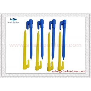 High quality PP or ABS plastic tent peg for beach tent large tent 6 in