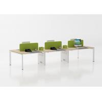 China Melamine Office Workstation Desks Customized Size For 6 Person on sale