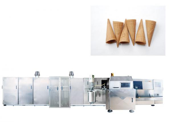 Cadena de producción automática del cono de helado 6000 conos/hora con garantía
