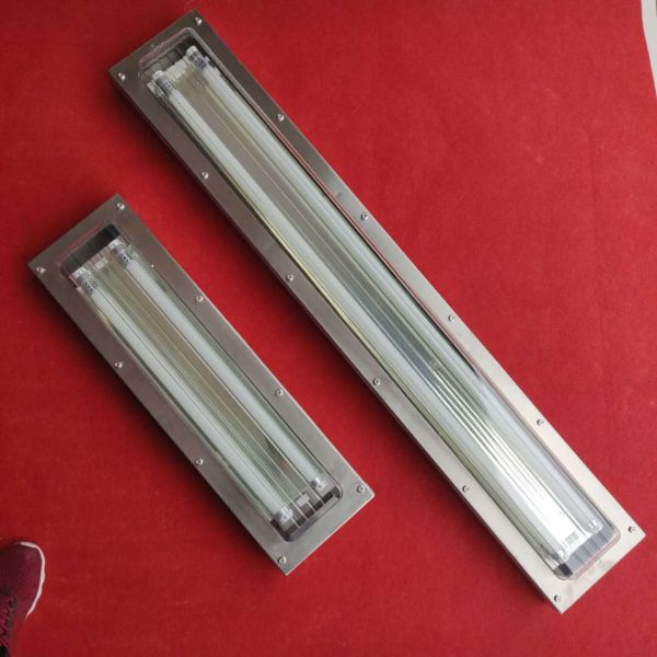 SS316材質 防爆蛍光灯 – 全プラスチック製リニア器具、3フィート/5フィート、6000K、CRI ≥70、危険場所用