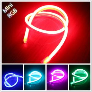China DC24V RGB led neon flex 5050 SMD 9w/m 10*18MM ultra thin neon rope light supplier