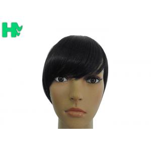 China Synthetic Hair Straight Clip In Extension Fringe Bang Headbands Front Hair Bangs supplier