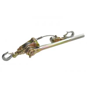 China Cast Aluminum Twin Drive Manual Ratchet Puller 1000kg With Double / Three Hooks supplier