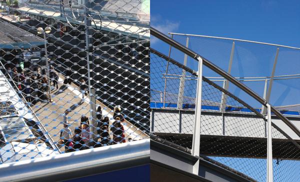 Inox Architectural Flexible Cable Mesh Stainless Steel Wire Rope Balustrade