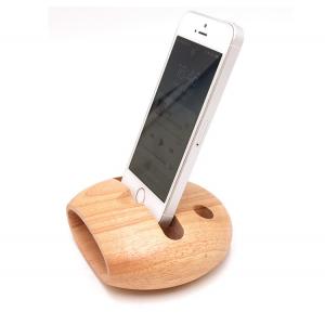 Round Shape Wooden Wireless Speaker , OEM or ODM Amplifier Wood Mini Speaker