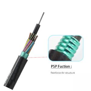 China GYTS with Water-blocking tape 36 72 96 Core Armored Fiber Optic Cable for connecting communication equipments supplier