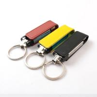 China 2.0 3.0 PU Leather Customized Usb Flash Drives 32GB 256GB Embossing Logo on sale