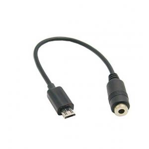 China Micro USB Male to Stereo 3.5mm Female Car AUX Out Cable for Galaxy S4 Note2 s5 i9600 & Not supplier
