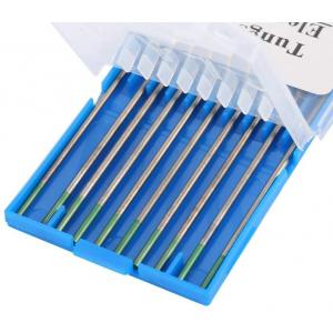 175mm 1.6mm Pure Lanthanated Green Tungsten Tig Welding Electrode 10pcs Package Quantity