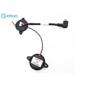 China Jst Ghr-06v-S To Usb Mini B Male 90 Degree Right Shielded To CUI CPE-827 Twisted Cable supplier