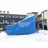 Cool Splash Fun Inflatable Pool Slide , Realistic Shape Tortoise Water Slide For