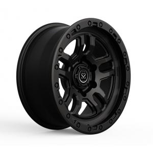 China 17X7 4X4 Rims Forged Car Wheels Off Road Matte Black For Toyota 4runner supplier