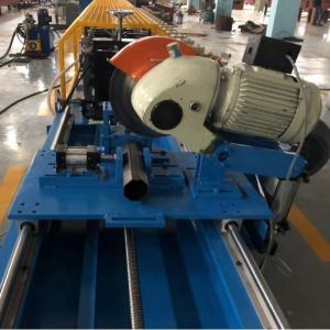 70mm 7.5KW Octagonal Pipe Roll Forming Machine Fly Saw Cutting