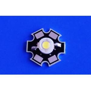 Epistar Chip 1w High Power Led 140lm With Star Pcb , 120 Degree viewing Angle