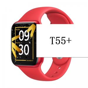 PVC T55+ Smart Watch , Customized 1.75inch Health Monitoring Wristband