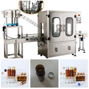 Fast Speed Linear Capping Machine Locking Cap Machine Simple Operation