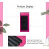 China 1pc Premium 3D Silk Eyelash Extensions Individual False Mink Lashes C/D wholesale