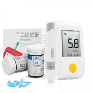 China Convenient Electronic Blood Glucose Test Meter 1µl Alarm Clock Reminding supplier