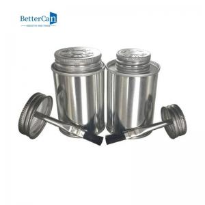 118ml Cylindrical Tin Can For PVC / CPVC Glue Cement Packaging ISO9001
