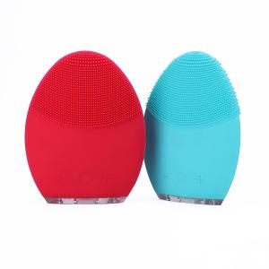 China Waterproof Silicone Facial Cleansing Brush Silicone Pore Scrubber Red Blue wholesale