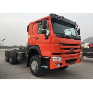 Orange SINOTRUK HOWO Tow Tractor Truck RHD 10 Wheels 371 HP ZZ4257S3241W