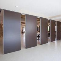 China Modern Melamine Board Folding Partition Walls / Acoustic Sliding Room Dividers on sale