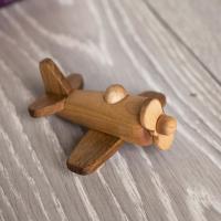 China Demountable Handmade Wooden Toys Small Wooden Airplane For Children on sale