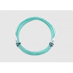China Pull Tab 10Gb 40Gb OM3 LC To LC Duplex Fiber Patch Cable wholesale
