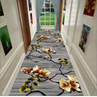 China Tulip And Peony Flower Entrance Large Commercial Floor Mat Hotel Corridor Corridor Stairway on sale