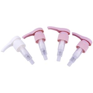 China 33/410 Plastic Lotion Pump Dishwashing Liquid Lotion Pump Pink Color With 4ml Dosage supplier