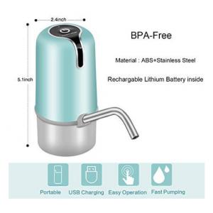 China Lithium Battery Automatic Bottled Water Pump With Food Grade ABS Material supplier
