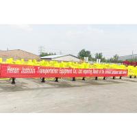 China Dock Container Skeleton Semi Trailer 2 Axles 3 Axles 60tons on sale