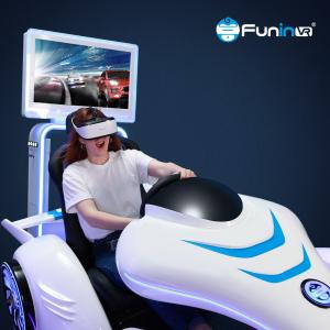 China 9D VR cinema Racing Car Simulator New coin operated arcade machines online racing car games supplier