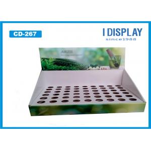 China Custom Cardboard Counter Display Boxes Green Color For Electronic Cigarette Oil wholesale