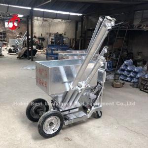 Automatic Chicken Feeding Cart Designed For Chicken Battery Cage Poultry Farm Sandy