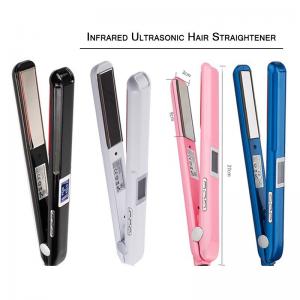 China Straightener Home Beauty Machine LCD Ultrasonic Infrared Iron For Damaged Hair supplier