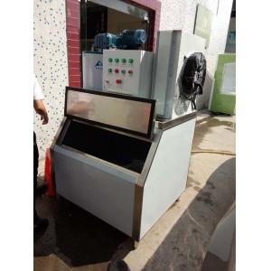 China PLC Program Flake Ice Maker Making Machine With 1 Ton / Day For Fish on sale
