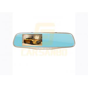 4.3'' TFT Rear View Car Mirror DVR With Night Vision , Wide Angle