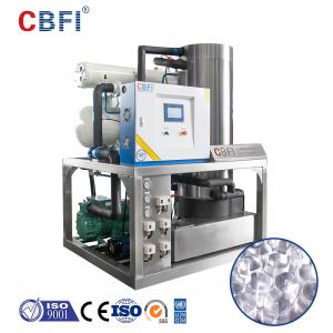 China 5 Ton Fully Automatic Solid Full Cylinders Tube Ice Machines for Drinks supplier