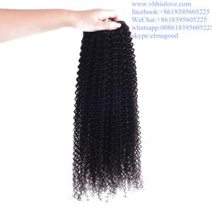 China factory price Hair Weaves For Black Women, Brazilian 6a kinky curly hair weave supplier