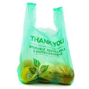 China Pp Hdpe Degradable Bio Shopping Cornstarch Compostable Supermarket Carrier Bags wholesale
