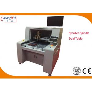 High Speed 2 Way Sliding Cutting Depaneling PCB Router Machine Low Stress