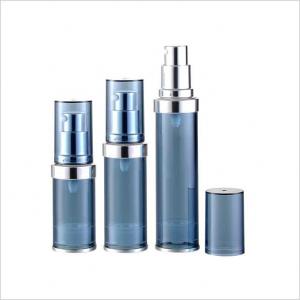 15ml 30ml Cosmetic Airless Bottle Silver Collar 50ml Cosmetic Containers Airless Pump Bottle