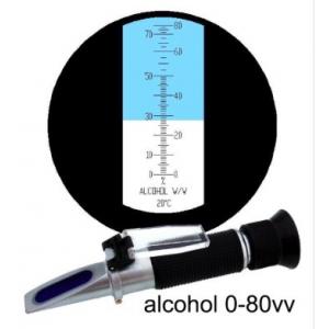 80 VOL 175ml 20C Hand Held Refractometer , Refractometer To Measure Alcohol Content