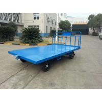 China Portable Airport Baggage Trailer Fool Proof Design Hitch With 3 mm Checker Plate on sale