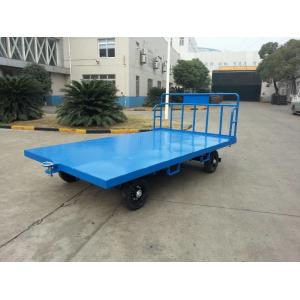 China Portable Airport Baggage Trailer Fool Proof Design Hitch With 3 mm Checker Plate supplier