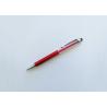 Crystal Twist Metal Pen with Stylus Pen for promotion with laser logo(M3001A)